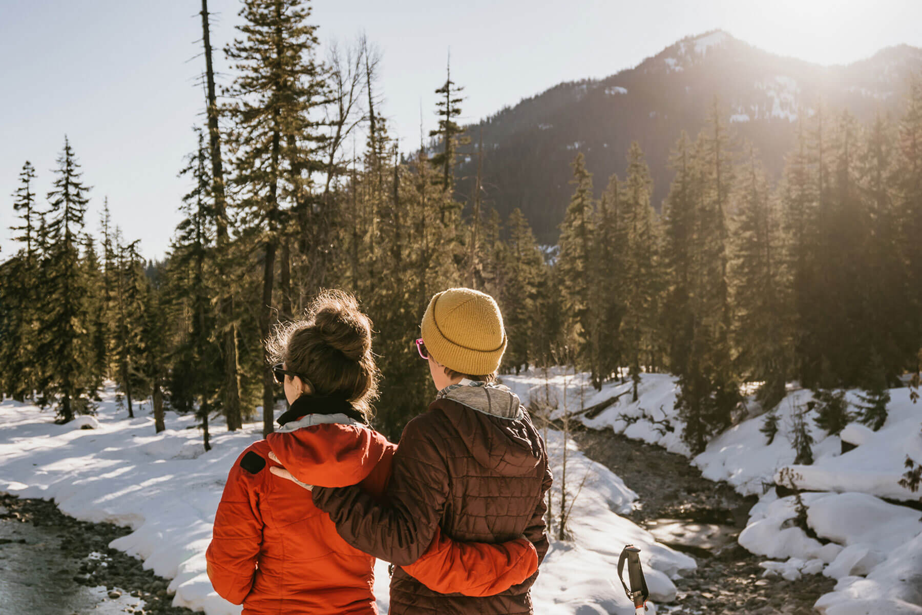 Winter Cascade Mountains