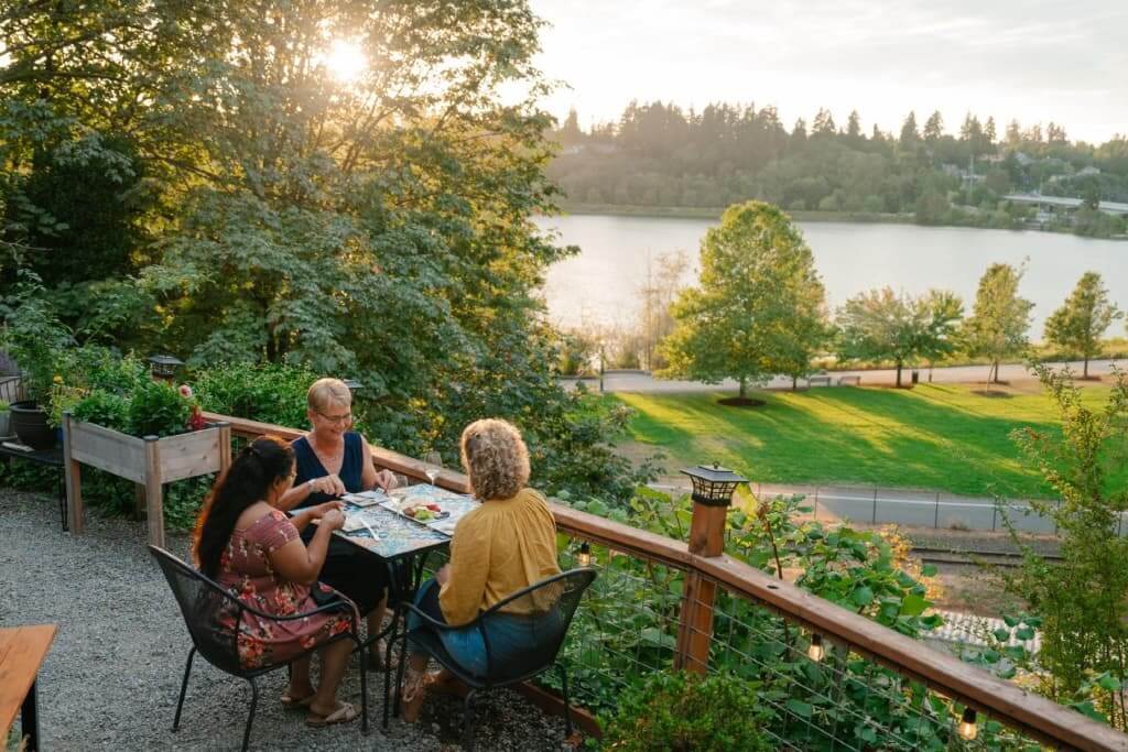 sunset dinners at Budd Bay Cafe
