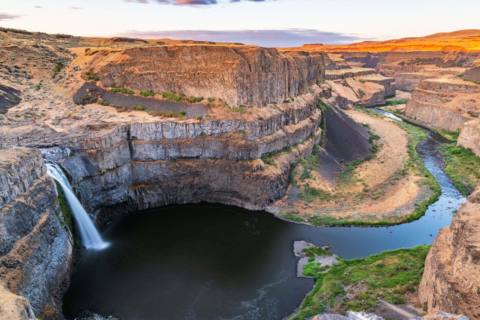 Palouse Falls in Eastern Washington.