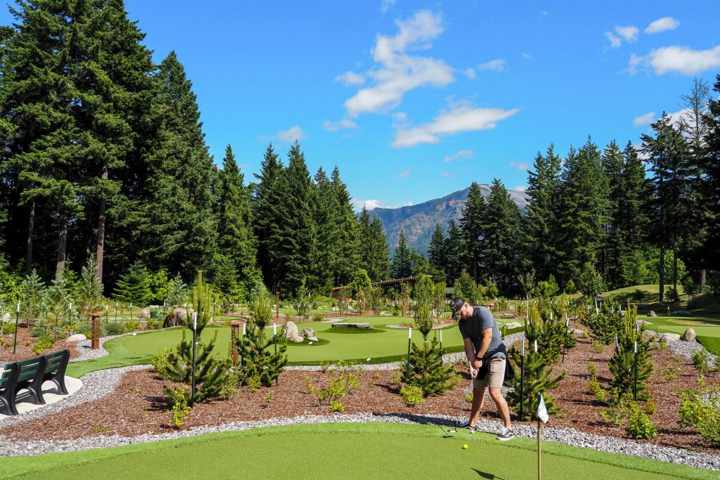 Putt Putt Golf at Skamania Lodge-Columbia River Gorge Washington