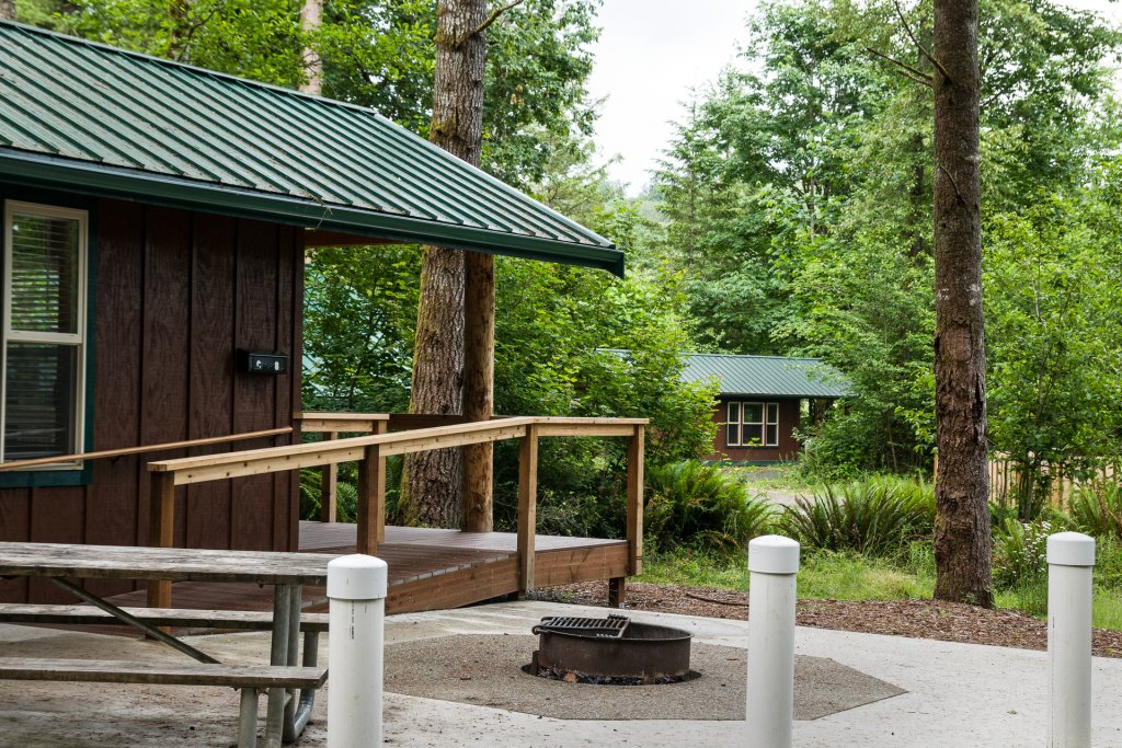 Rainy Camping in Washington State Parks