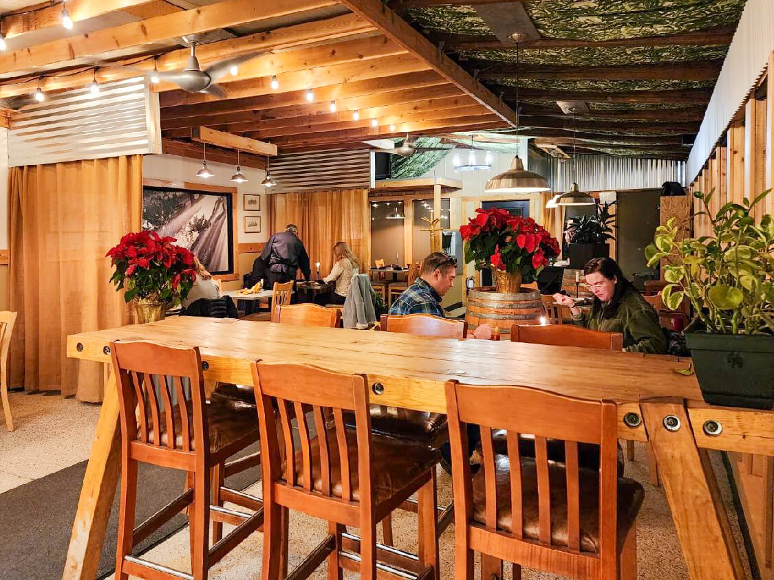 Guests Dining at Nourish in Sequim
