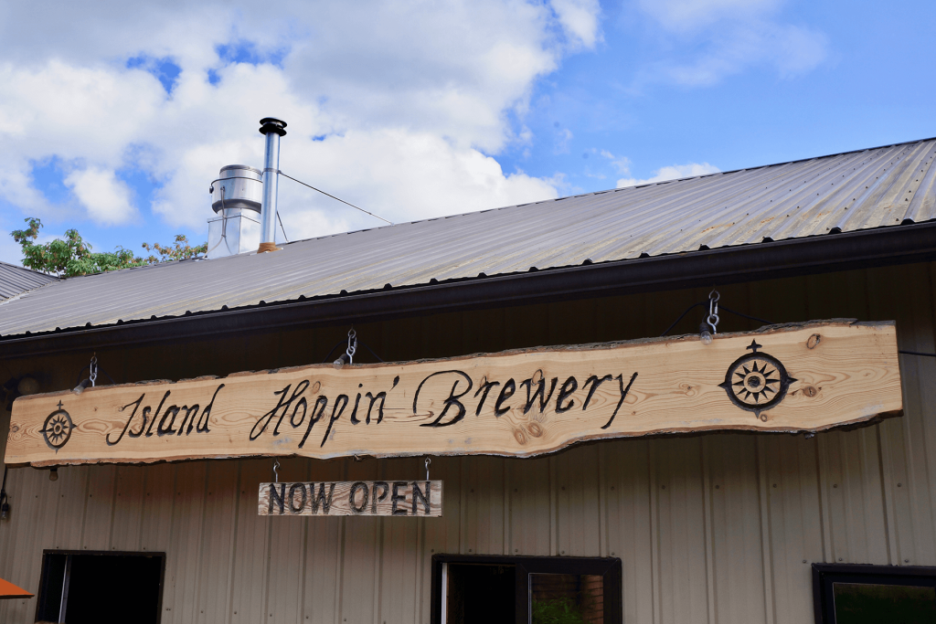 Island Hoppin' Brewery on Orcas Island. 