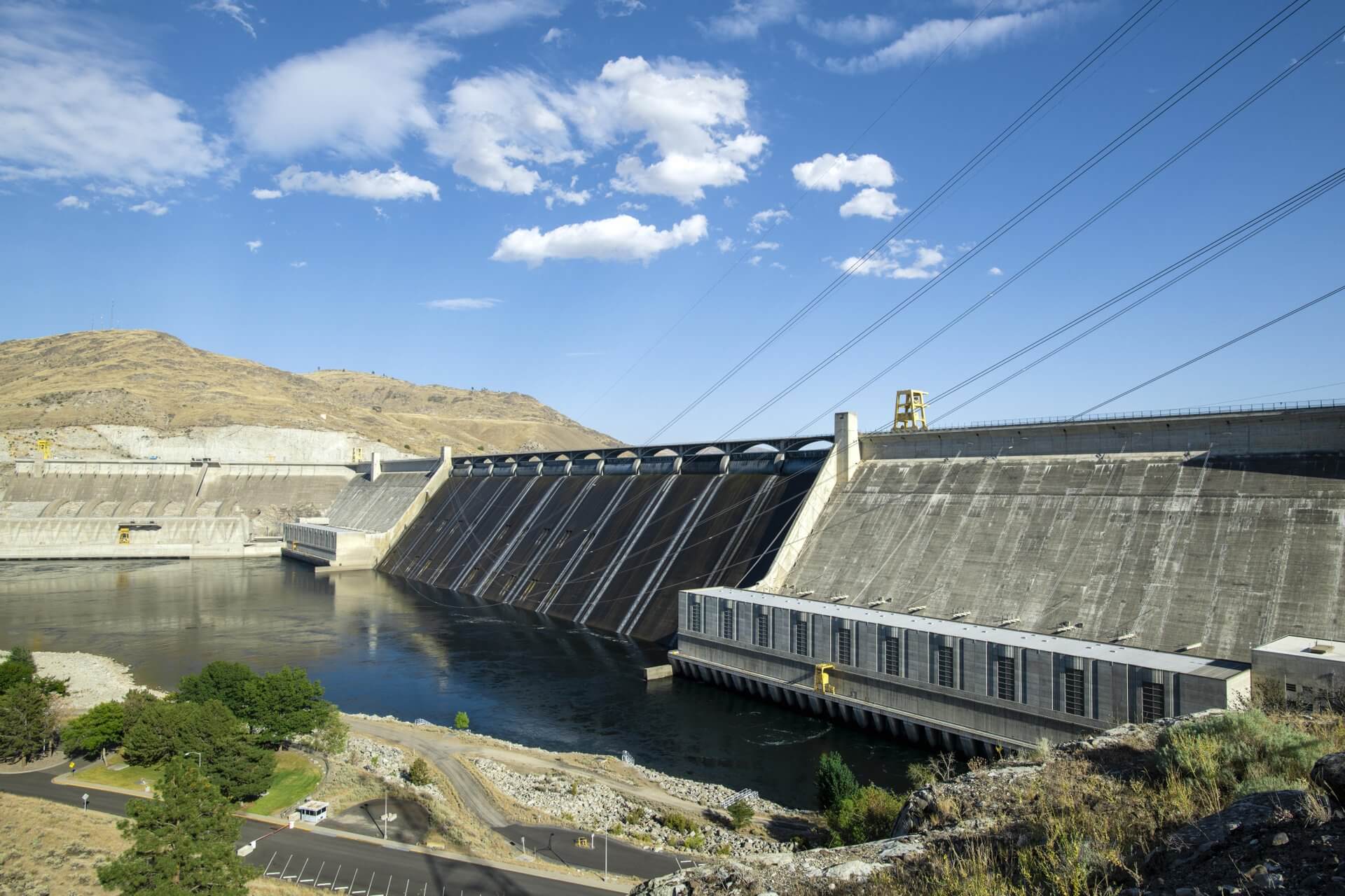 A view of the Grand Coulee Dam